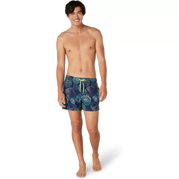 Speedo Mens Swim Trunk Short Length Redondo StripedPlankton World