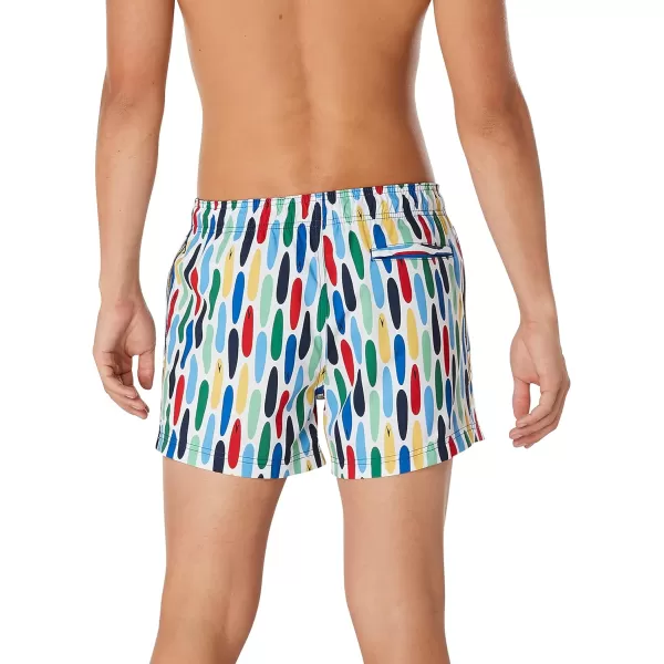 Speedo Mens Swim Trunk Short Length Redondo StripedPlenty of Boards