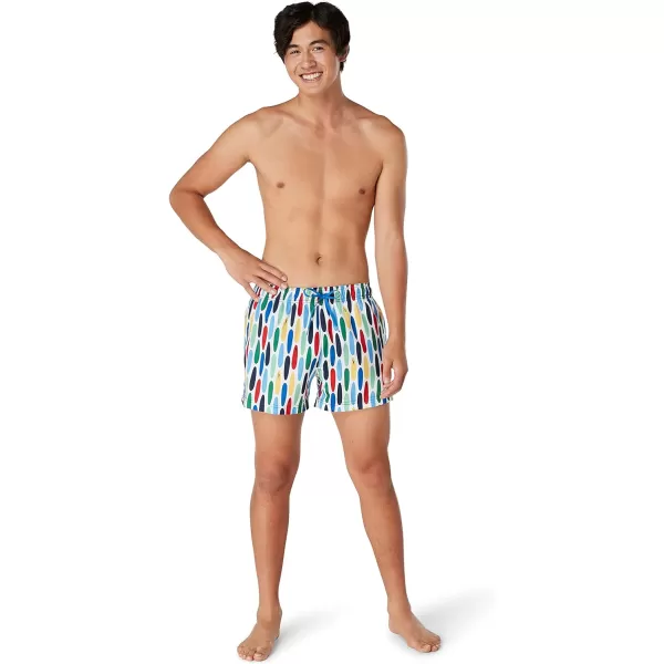 Speedo Mens Swim Trunk Short Length Redondo StripedPlenty of Boards