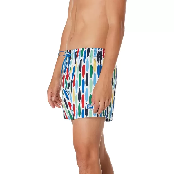 Speedo Mens Swim Trunk Short Length Redondo StripedPlenty of Boards