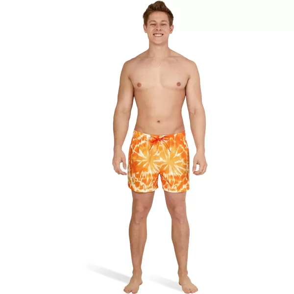 Speedo Mens Swim Trunk Short Length Redondo StripedTides Oriole