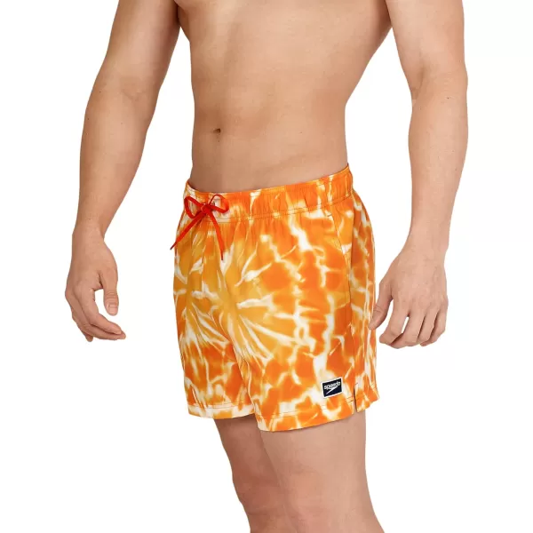 Speedo Mens Swim Trunk Short Length Redondo StripedTides Oriole