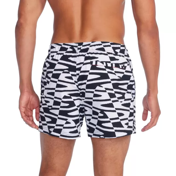 Speedo Mens Swim Trunk Short Length Redondo StripedTrance Geo