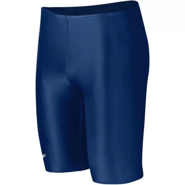 Speedo Mens Swimsuit Jammer Powerflex Eco Solid AdultDiscontinuedNavy