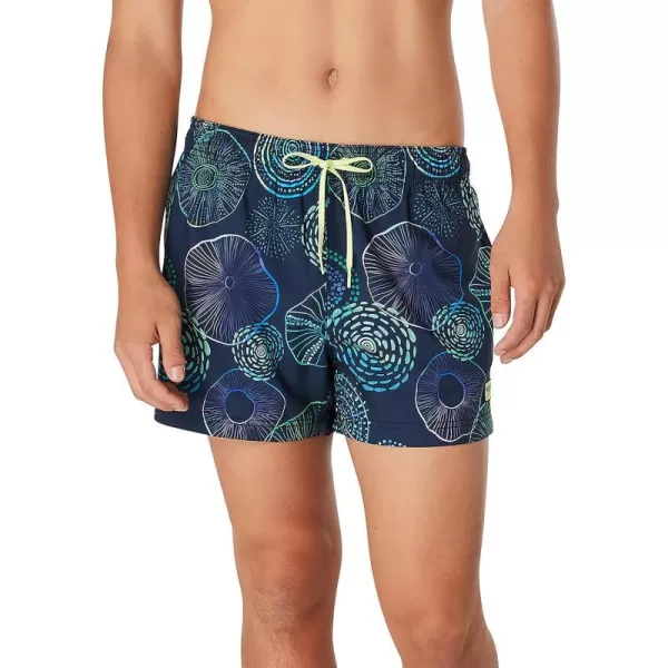 Speedo Mens Swim Trunk Short Length Redondo StripedPlankton World