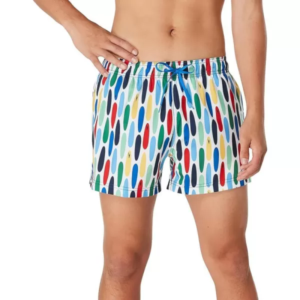 Speedo Mens Swim Trunk Short Length Redondo StripedPlenty of Boards