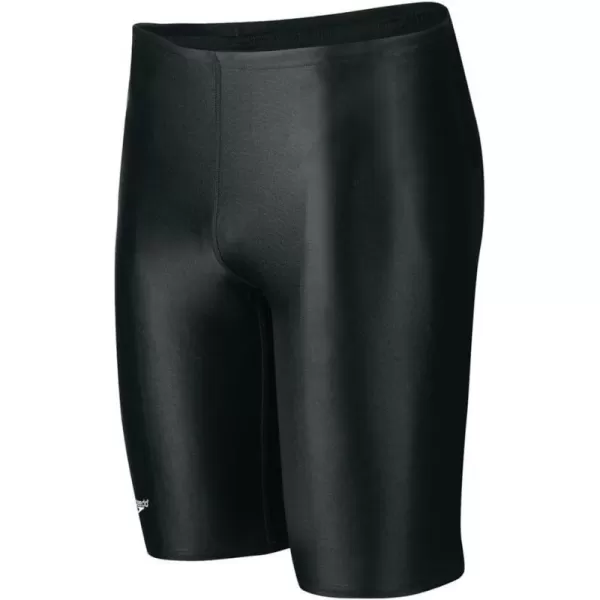 Speedo Mens Swimsuit Jammer Powerflex Eco Solid AdultDiscontinuedSpeedo Black