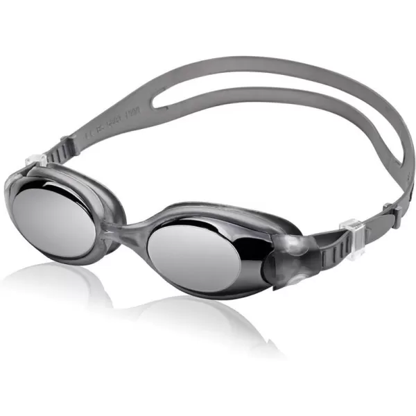 Speedo UnisexAdult Swim Goggles HydrosityMirrored Charcoal