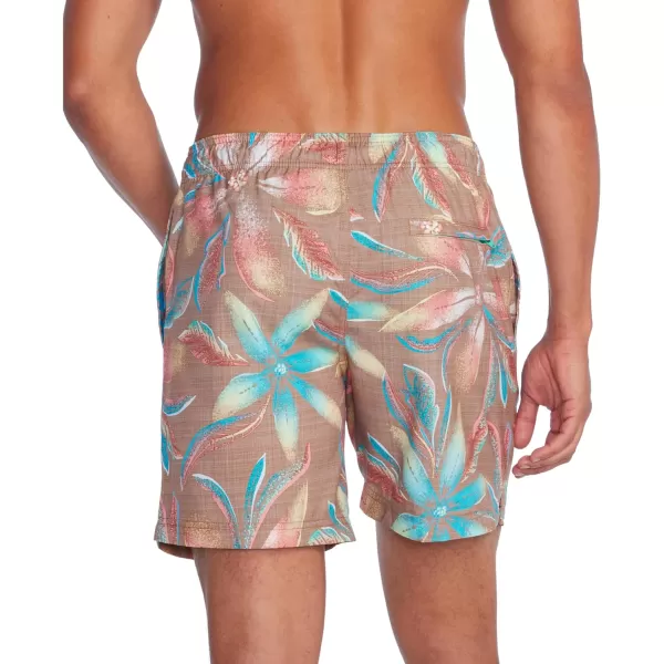 Speedo Mens Swim Trunk Mid Length Redondo FloralMiramar Floral