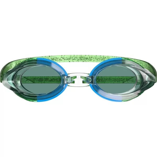 Speedo UnisexAdult Swim Goggles Mirrored Vanquisher 20Bright Green Ltd