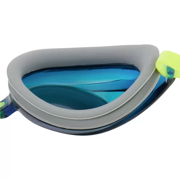 Speedo UnisexAdult Swim Goggles Mirrored Vanquisher 20MomentumCobaltEmerald