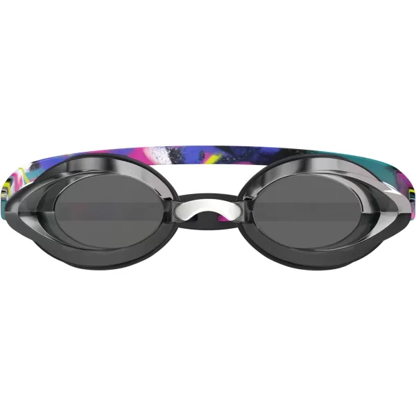 Speedo UnisexAdult Swim Goggles Mirrored Vanquisher 20Paris Speedo BlackSmokeSilver Mirror