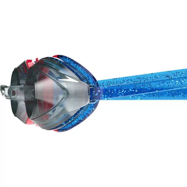 Speedo UnisexAdult Swim Goggles Mirrored Vanquisher 20Speedo Blue Ltd