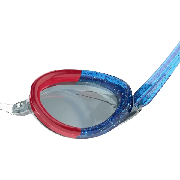Speedo UnisexAdult Swim Goggles Mirrored Vanquisher 20Speedo Blue Ltd