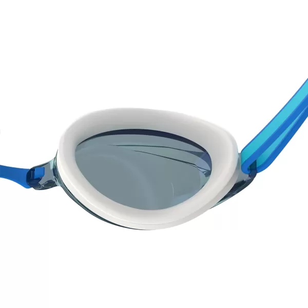Speedo UnisexAdult Swim Goggles Mirrored Vanquisher 20Speedo WhiteCelesteIris