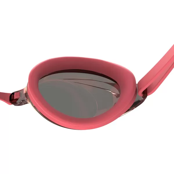 Speedo UnisexAdult Swim Goggles Mirrored Vanquisher 20Tlat Desert OrangeSteelCrimsonmirror