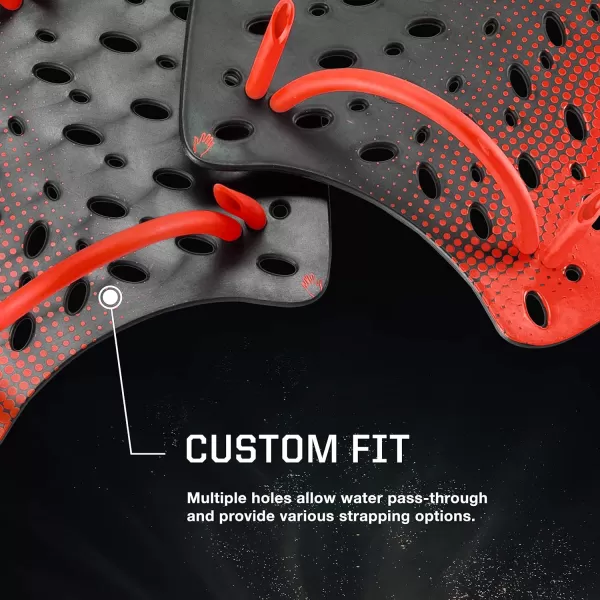 Speedo UnisexAdult Swim Training Power Plus PaddlesRed