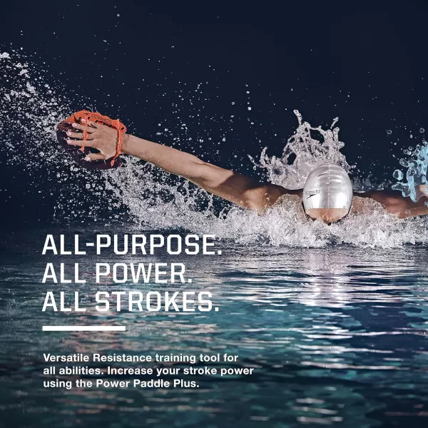 Speedo UnisexAdult Swim Training Power Plus PaddlesRed