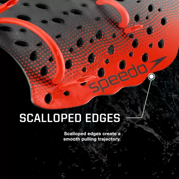 Speedo UnisexAdult Swim Training Power Plus PaddlesRed