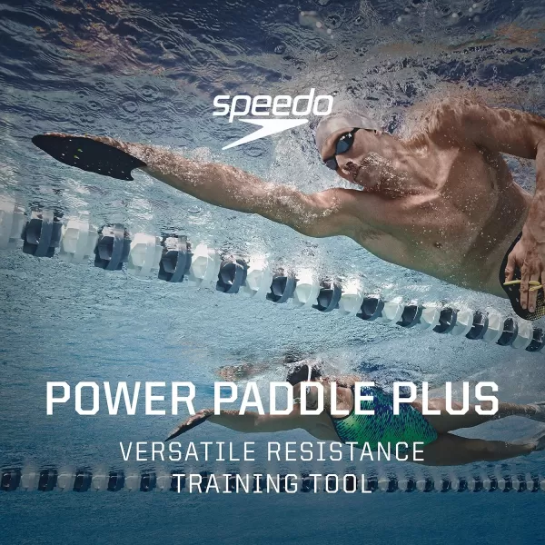 Speedo UnisexAdult Swim Training Power Plus PaddlesWhite