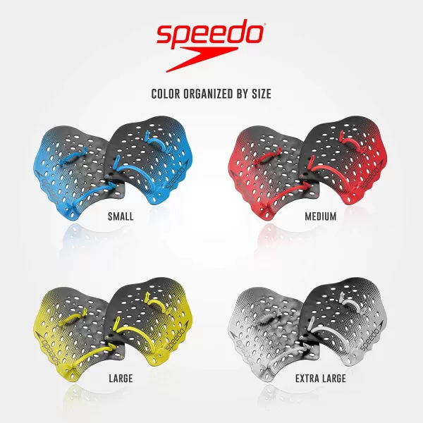 Speedo UnisexAdult Swim Training Power Plus PaddlesYellow