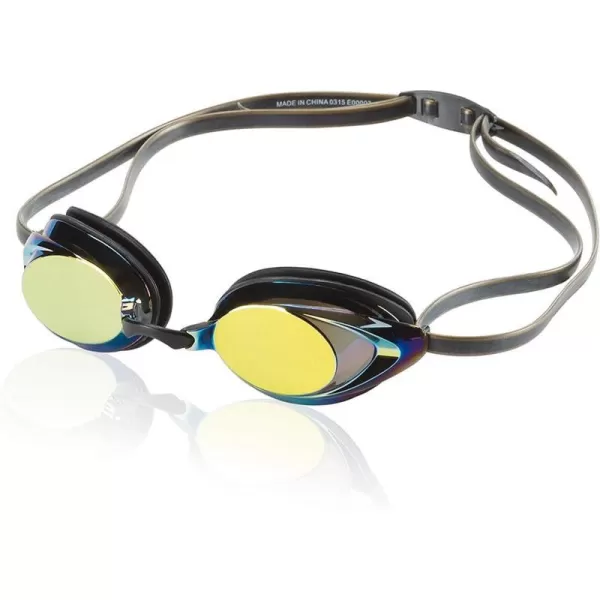 Speedo UnisexAdult Swim Goggles Mirrored Vanquisher 20DeepGold