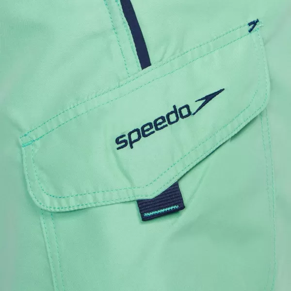 Speedo Mens Swim Trunk Knee Length Marina Sport VolleyArctic Glass