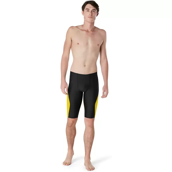 Speedo Mens Swimsuit Jammer ProLT SolidBlock Team Gold