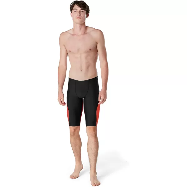 Speedo Mens Swimsuit Jammer ProLT SolidBlock Team Red