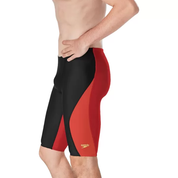 Speedo Mens Swimsuit Jammer ProLT SolidBlock Team Red