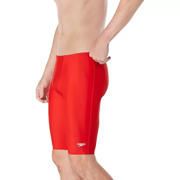 Speedo Mens Swimsuit Jammer ProLT SolidSolid Team Red