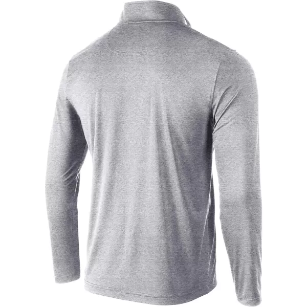 Speedo UnisexAdult Uv Long Sleeve Shirt Quarter Zip Team Warm UpMedium Heather