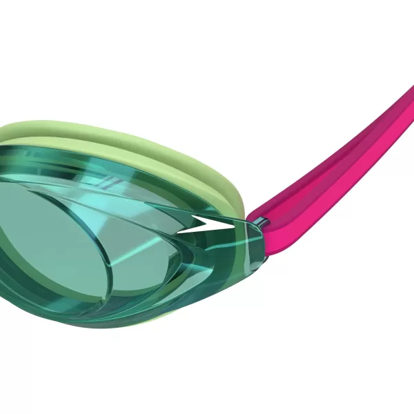 Speedo Womens Swim Goggles Mirrored Vanquisher 20Green TeaJadeEmerald