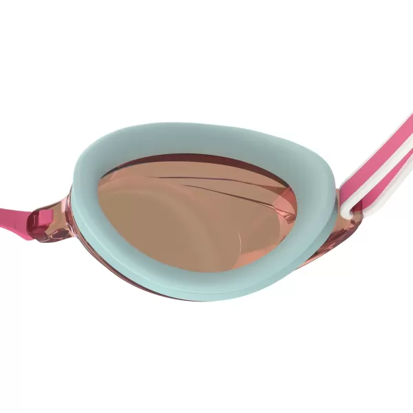 Speedo Womens Swim Goggles Mirrored Vanquisher 20GreenPink