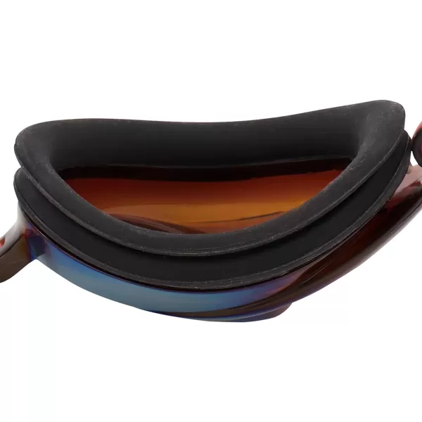 Speedo Womens Swim Goggles Mirrored Vanquisher 20Speedo BlackAmberRose Gold