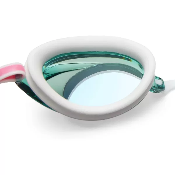 Speedo Womens Swim Goggles Mirrored Vanquisher 20WhiteRainbow