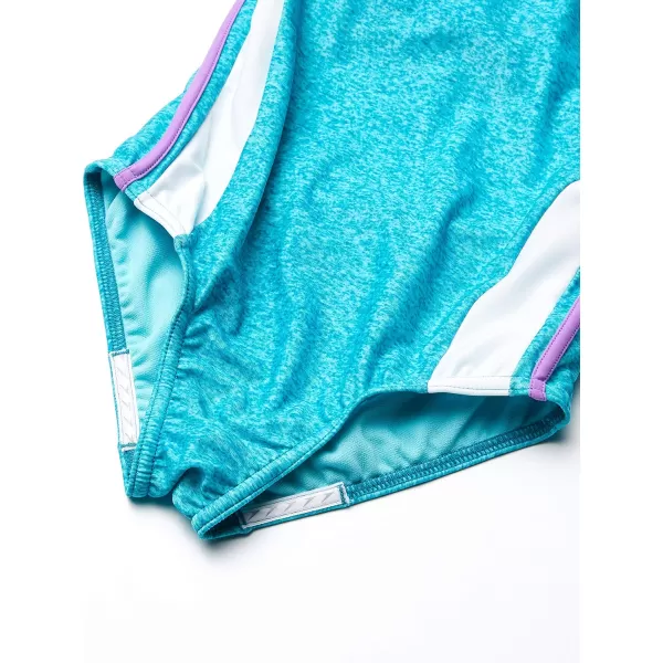 Speedo Girls Swimsuit One Piece Infinity Splice Thick StrapCapri Blue