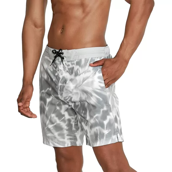 Mens Swim Trunk Knee Length Boardshort Bondi Printed18 Tides High Rise