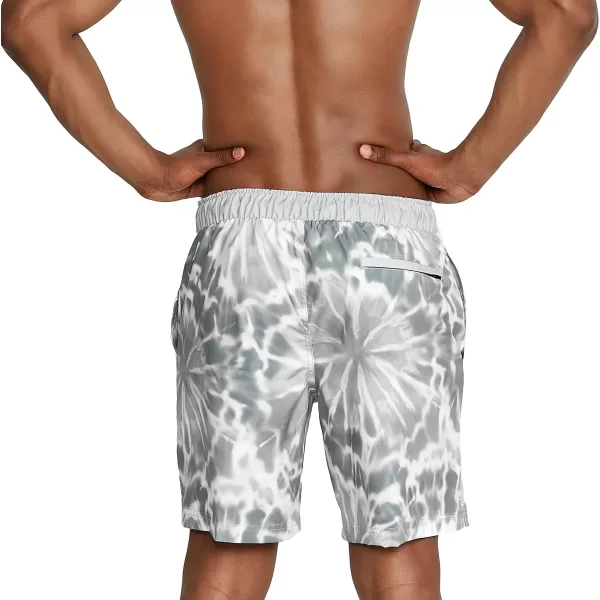 Mens Swim Trunk Knee Length Boardshort Bondi Printed18 Tides High Rise