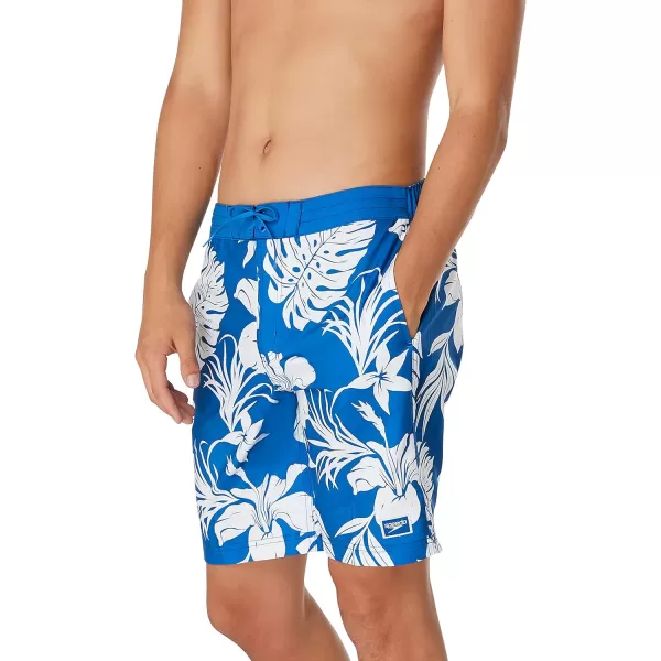 Mens Swim Trunk Knee Length Boardshort Bondi Printed20 Philo Palm Turkish Sea