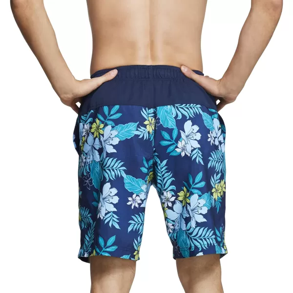 Mens Swim Trunk Knee Length Boardshort Bondi PrintedCapri Breeze