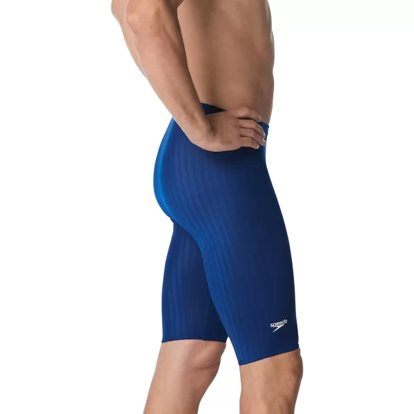 Speedo Big Boys Taper Splice Youth Jammer SwimsuitStandard Navy
