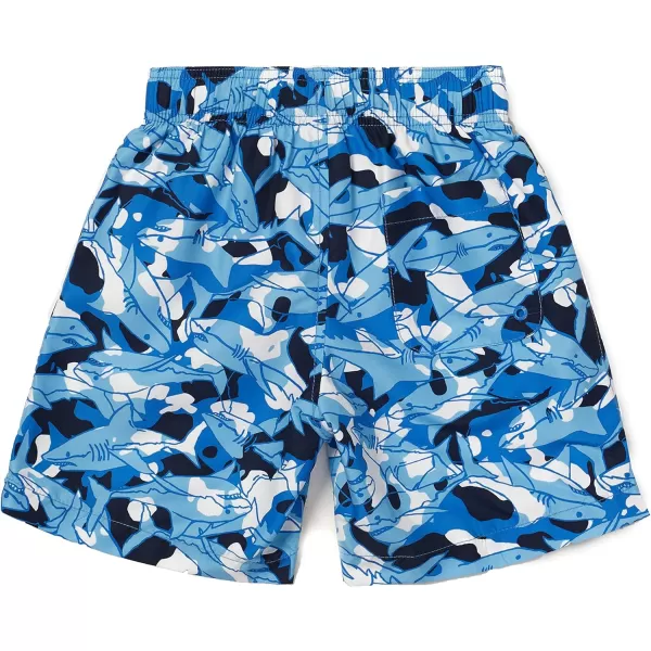 Speedo Boys Swim Trunk Mid Length Redondo PrintedAlaskan Blue