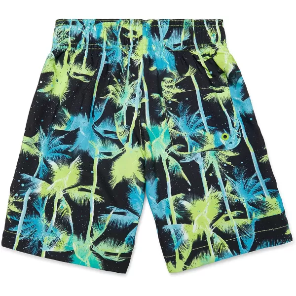 Speedo Boys Swim Trunk Mid Length Redondo PrintedPalms Anthracite