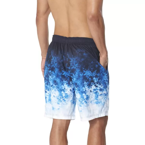 Speedo Boys Thru Way Stripe eBoard 18BlackBlue
