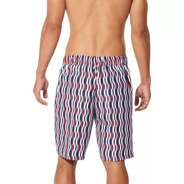 Speedo Boys Thru Way Stripe eBoard 18Rwb Speedo Navy