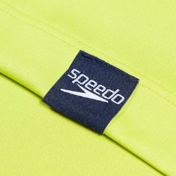 Speedo Boys Uv Swim Shirt Short Sleeve Tee GraphicCheckered Bitter Lime