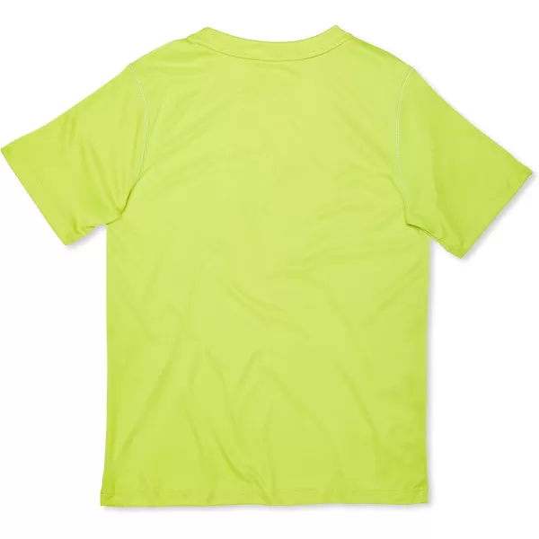 Speedo Boys Uv Swim Shirt Short SleeveAcid Lime