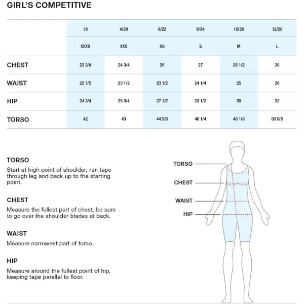 Speedo Girls Endurance Turbo Stroke Drop Back SwimsuitTurbo NavyRedWhite