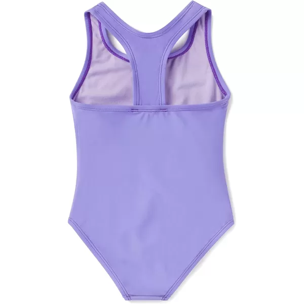 Speedo Girls Swimsuit One Piece Closed Racerback2023 Purple Hebe
